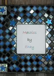 Mosaic picture frame Stars