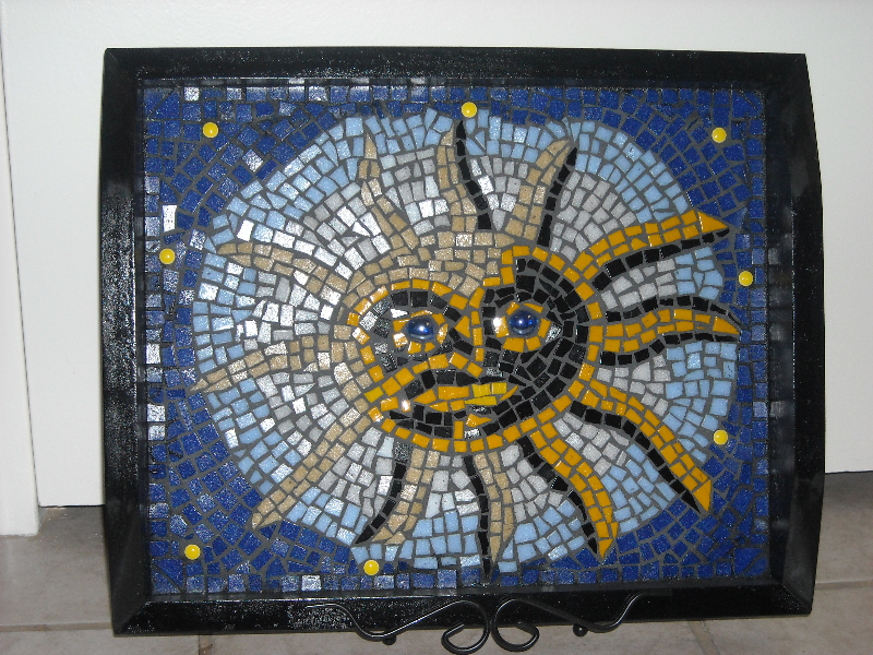 Mosaic Celestial Serving Tray