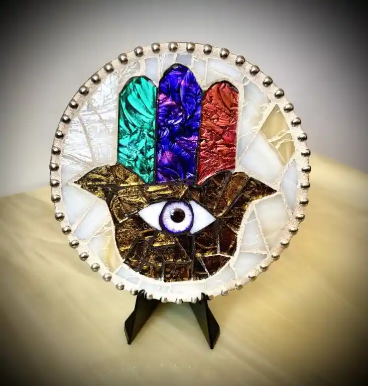 Handcrafted Mosaic Artworks Toronto 1 COA-HAMSA